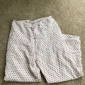 Roller Rabbit Long sleeve Polo Pajamas (Pink Hearts)